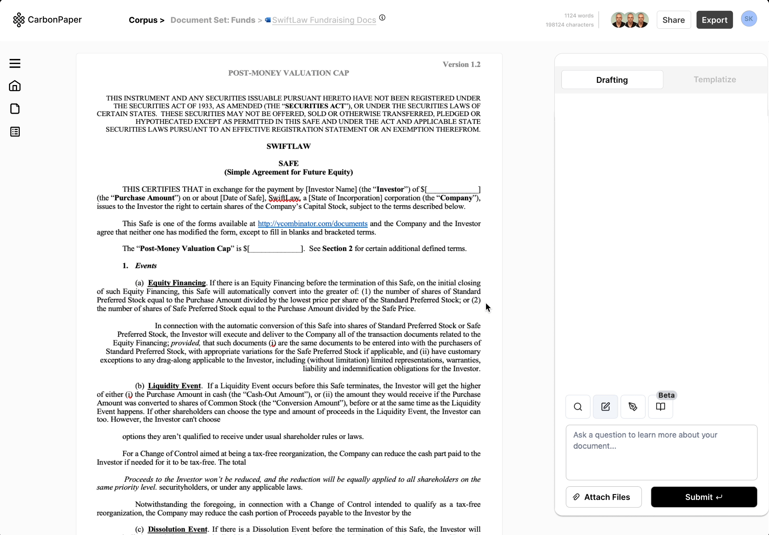 CarbonPaper AI Document Editor Demo